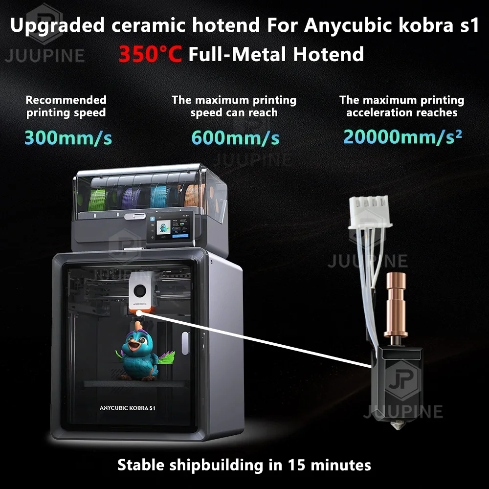 Enhanced Ceramic Heating Nozzle, 24V 48W Rapid Heating Accessory