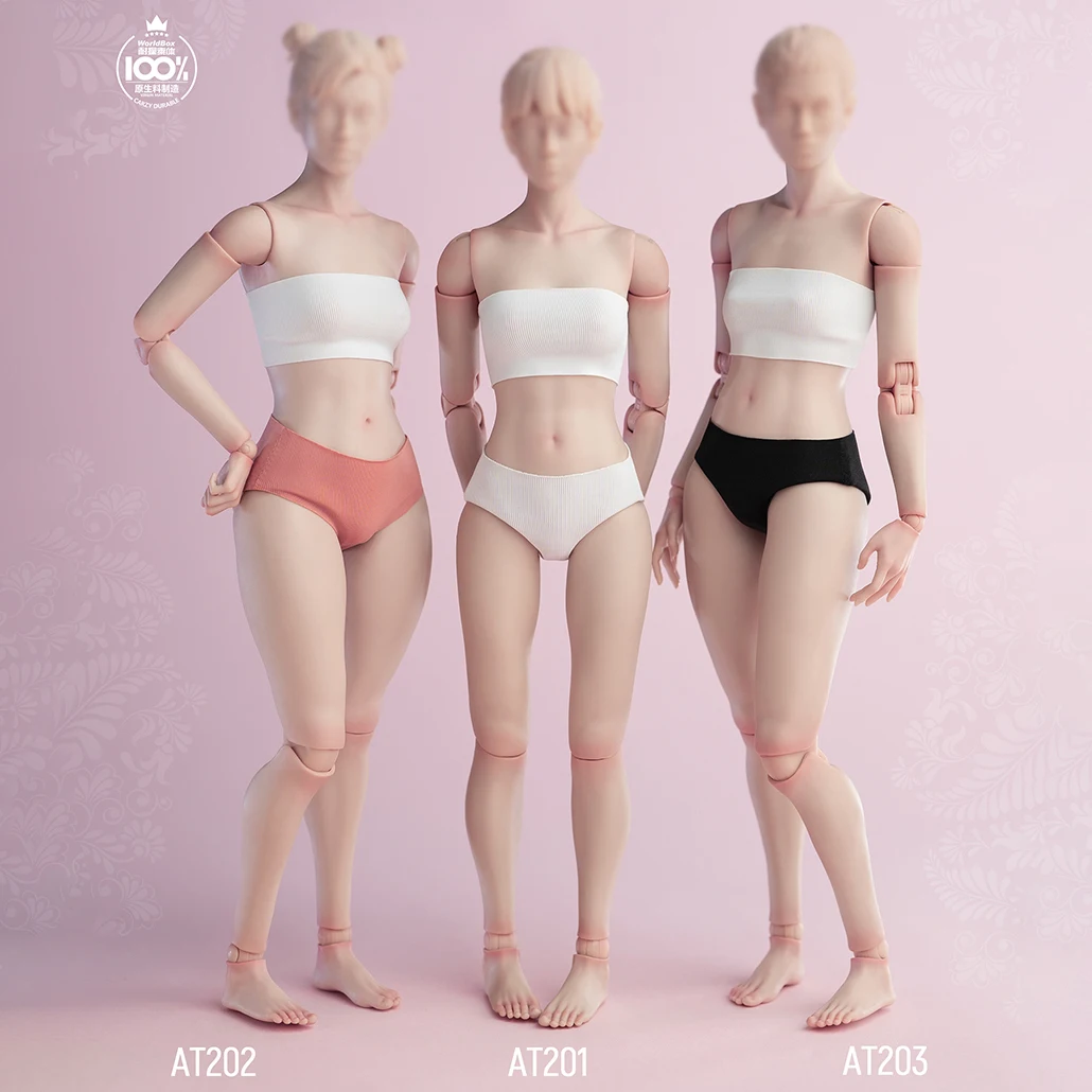 Worldbox AT201 AT202 AT203 1/6 Girl Joint Flexible Body Normal Fat 
