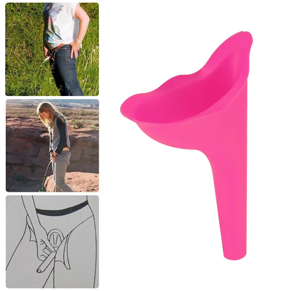 1PC/2PC Urination Silica gel Toilet Urine Device Portable Female Women Camping Travel stand up &amp pee Urinal toilet | Спорт и