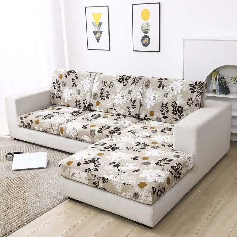Elastic Sofa Seat Cushion Covers for Living Room Sofa Slipcovers Sectional Corner L-shape Chair Protector Couch Cover 1234 Seat 4