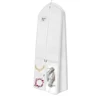71" Wedding Dress Garment Bag Gusseted Long Dress Bag for Bridal Gown With Accessory Pockets Extra Large Wedding Gown Dust Cover 1