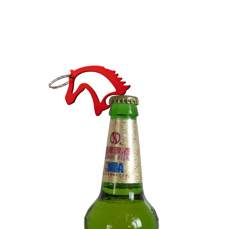New Portable Horse Pattern Bottle Opener Key Ring Keychain Bag Pendent Novelty Gift for Hand Bag Decoration Accessories