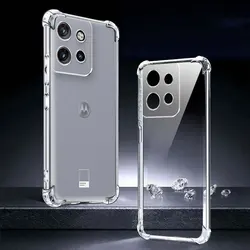 Shockproof Transparent Soft Silicone Phone Case for Moto Edge50Ultra (FSKS)