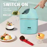 800ml Ice Cream Machine Frozen Yogurt and Sorbet Machine Mini Home Multi-function Homemade Electric Ice Cream Machine 1