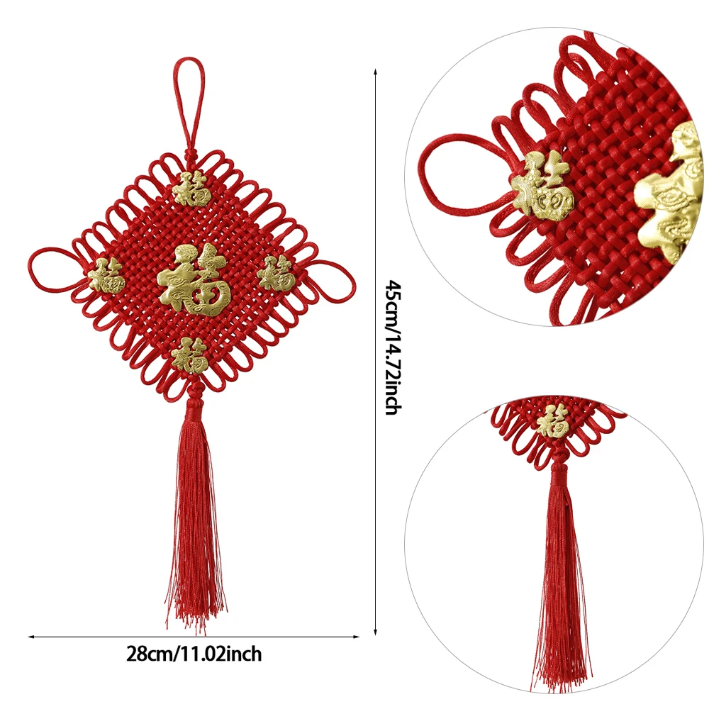  86 Pcs Chinese New Year Decorations Chinese Characters Red  Lanterns Knots Tassel Ornaments Paper Fans Hanging Good Luck Ornaments for  Asian Chinese Lunar New Year 2023 Year of The Rabbit Party