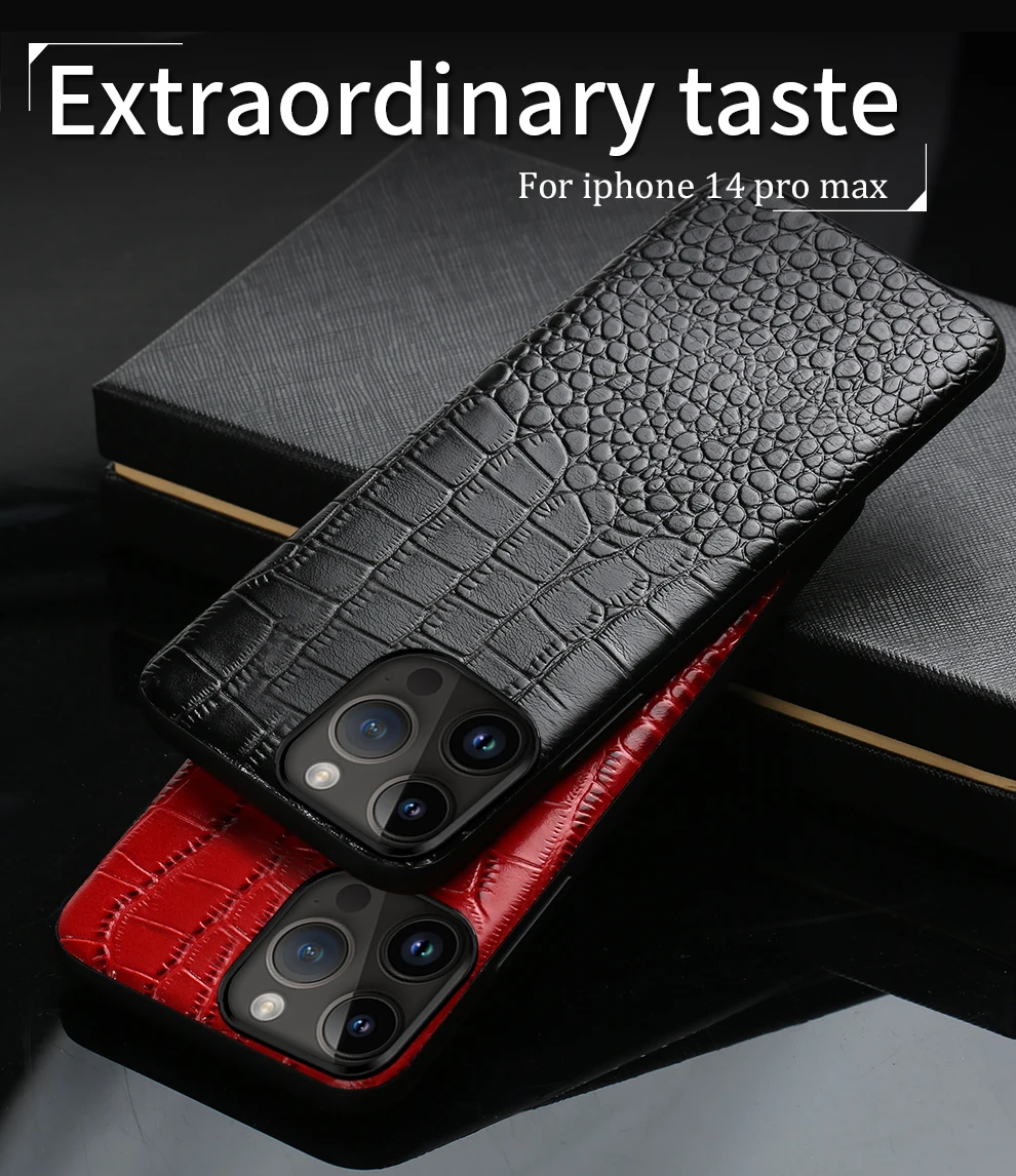 Genuine Leather Phone Case for All iPhone