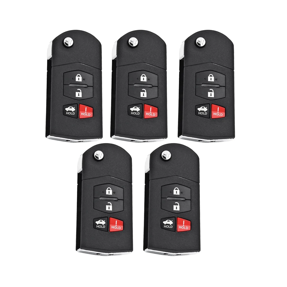 

5Pcs KEYDIY B14-4 Universal 4 Button B-Series KD Remote Control Car Key for KD900 KD900+ URG200 KD-X2 Mini for Mazda