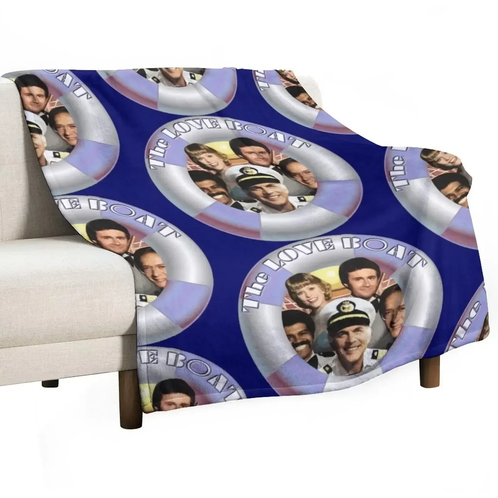 

The Love Boat lifesaver retro graphic Throw Blanket christmas gifts Picnic Luxury Brand Comforter Blankets