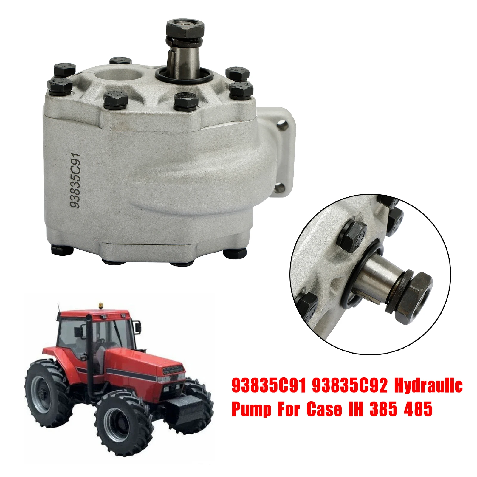 

Areyourshop 93835C91 Hydraulic Pump For Case IH 385 485 585 885 454 464 484 574 584 674