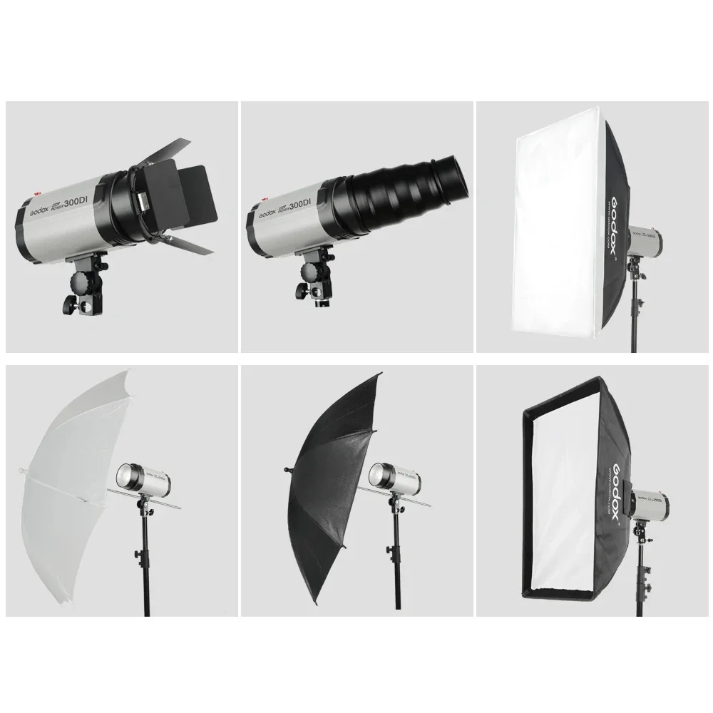 Godox 300Ws Photographic Lighting Mini Studio Flash 300DI 300Ws