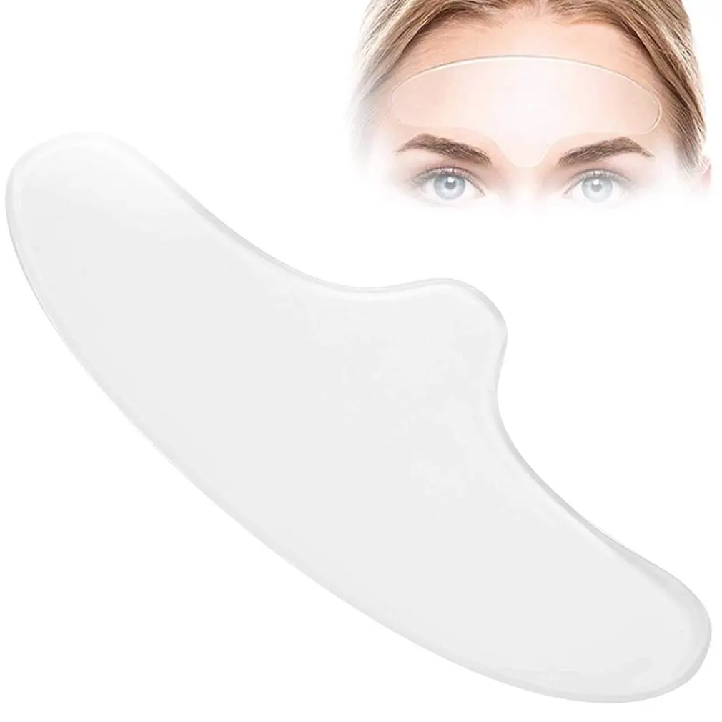 Reusable Silicone Anti Wrinkle Patches Face Forehead Neck Eye Wrinkle Removal Sticker Pad Face Lifting Mask Tapes Skin Care silicone rubber face slimmer exercise mouth piece muscle anti wrinkle lip trainer mouth massager exerciser mouthpiece face care