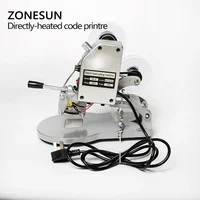 Zonesun DY-8 Mesin Panas Transfe Mesin Coding Mesin Printer untuk Mencetak Nomor Batch Tanda Pendaftaran 4