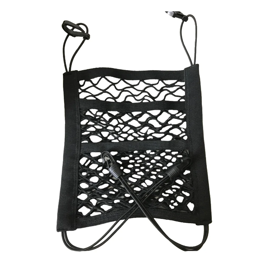 

Durable Layer Armrest Seats Storage Organizer Auto Backseat Net Storage Holder For SUV Car A20