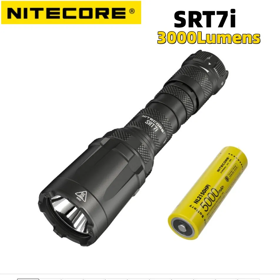 

Фонарик NITECORE SRT7i, 3000 люмен, регулировка яркости