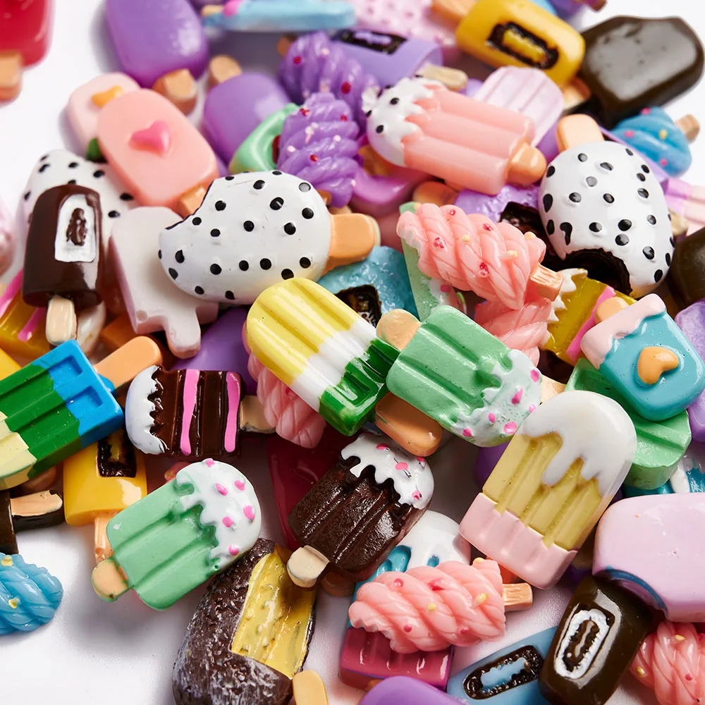 Kawaii Nail Charms, 50 Pcs Slime Charms Bulk, Candy India