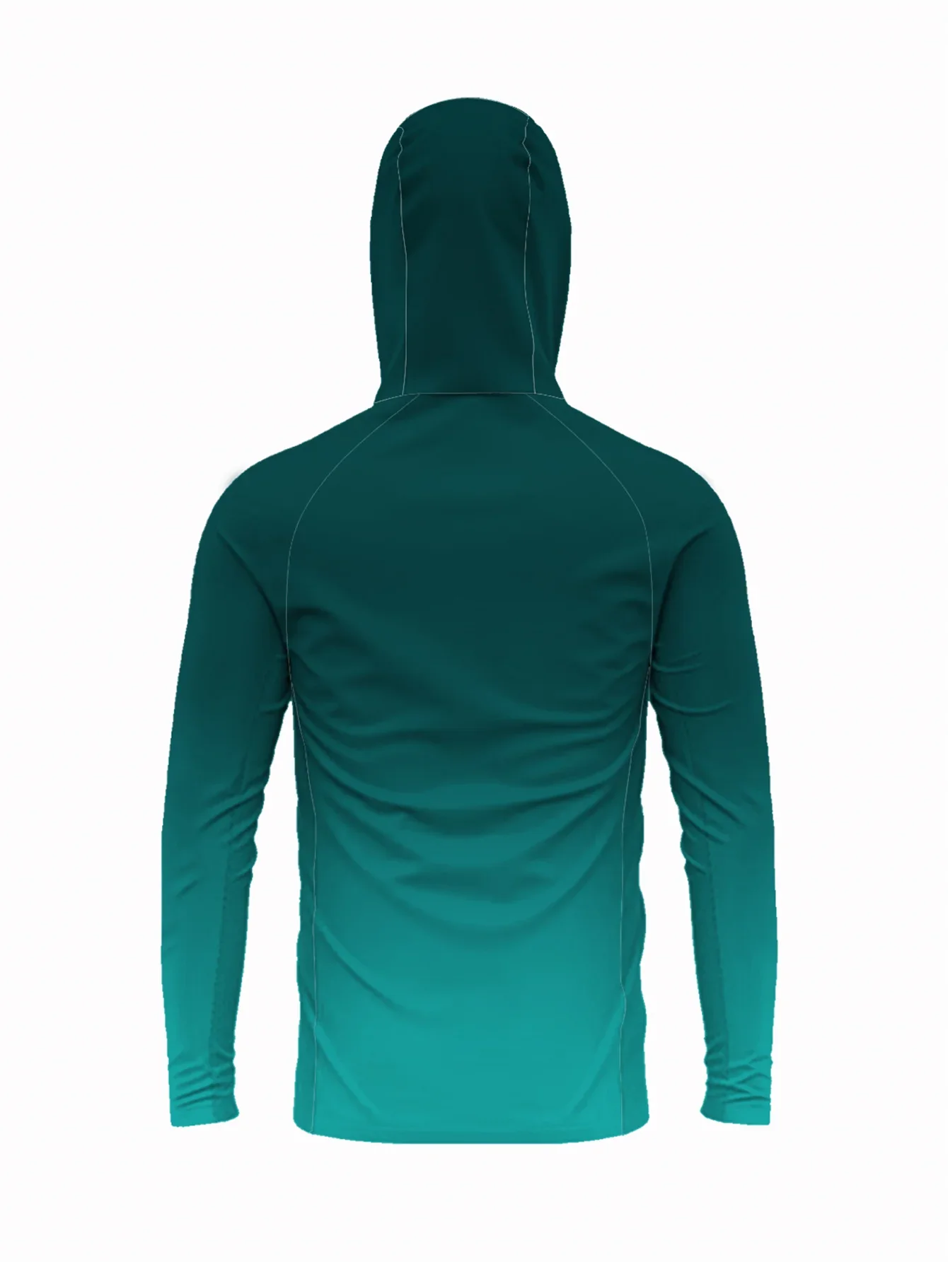 Description Picture 6 of itemMen Long Sleeve Fishing Hoodie Mask Anti-UV Sun Protection Clothes Fish Shirt Hunting Fish Jersey UPF 50+