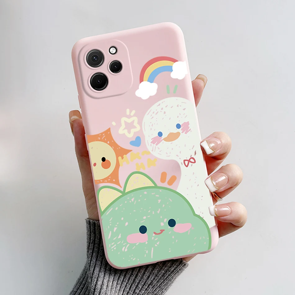 Cute Bear Cartoon Frog Shockproof Back Cover