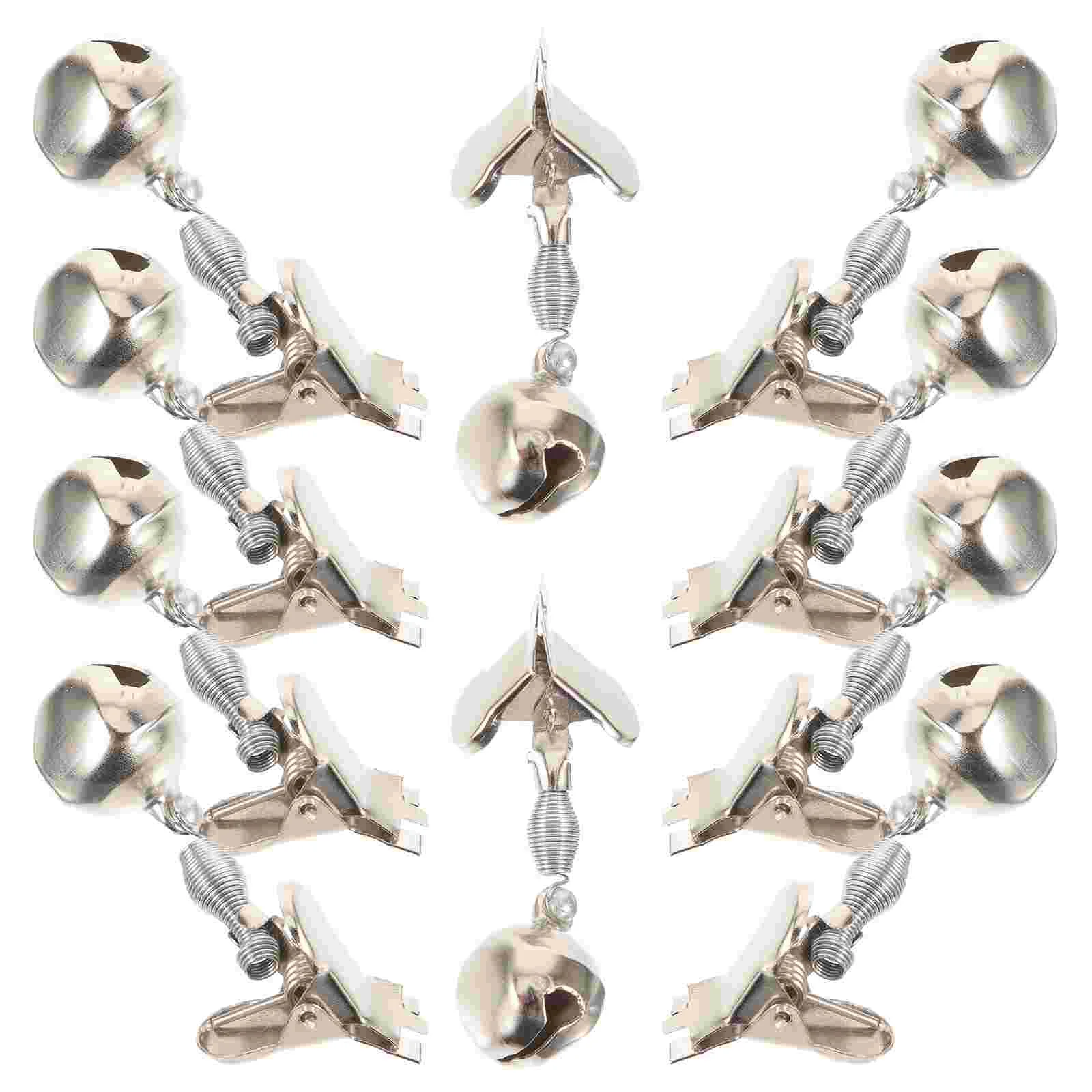 

10Pcs Fishing Bells Sea Fishing Bells Warning Bells with Clips Outdoor Fishing Bells