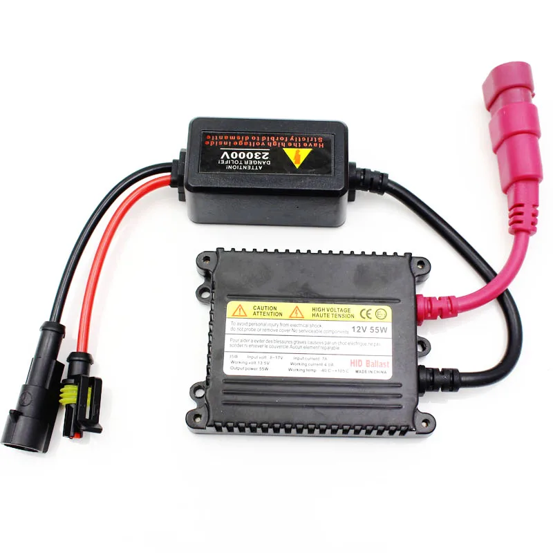 Car Light Bulb Electronic Ballast 2X HID Car Headlights Bulbs Xenon 12V 55W Ballast Light H4 H1 H3 H7 H11 9005 9006 880 Kit 3000K 4300K 6000K 8000K 12000k