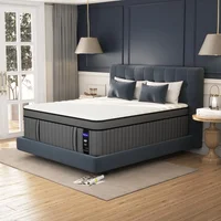 King Mattress with Individual Pocket Spring, Hybrid Cal King Mattress in a Box,Memory Foam Mattress, California King Size 1