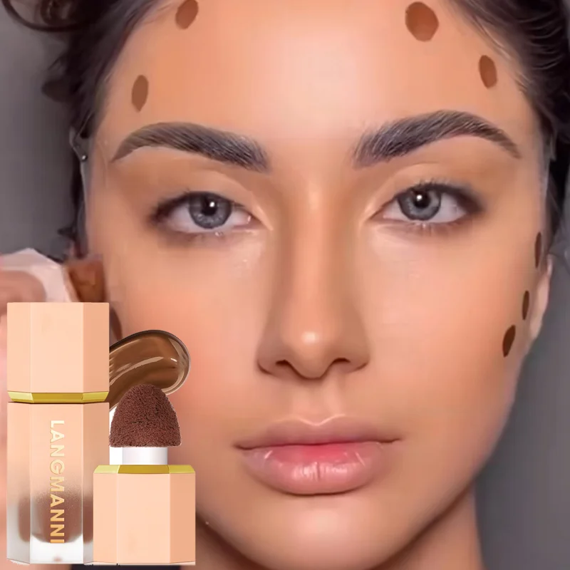 3 Color Matte Liquid Contour Stick Natural Waterproof Lasting Nose