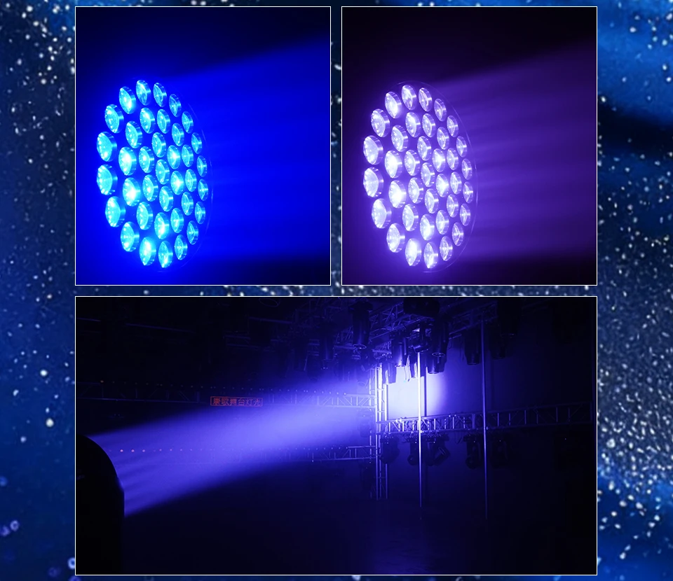 Professional RGBW 37x15W Moving Head Wash Light 4in1 Rainbow Effect DMX Bar Wash