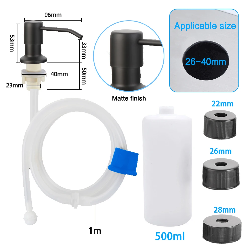 500ML Black Set