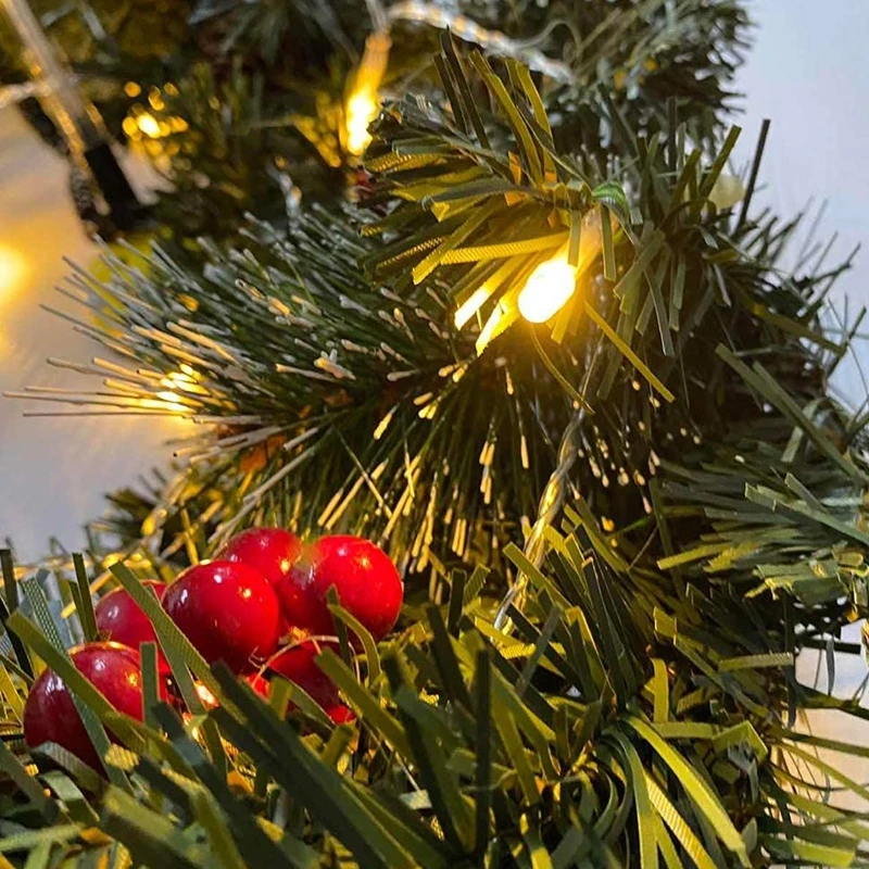 

Christmas Tree 1.8/2.7m Illuminated Doors Trees Wall Decor Supplies for Fairy World Background Decoration