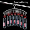 Stainless Steel Clothes Drying Hanger Windproof Clothing Rack Clips Sock Laundry Airer Hanger Underwear Socks Holder 20 Clips 4