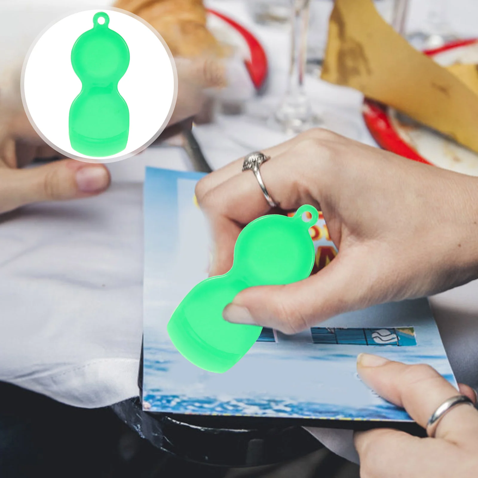 

5 Pcs Stickers Portable Card Scraper Lottery Cards Tool for Ticket Plastic Scratch off Tickets Tools