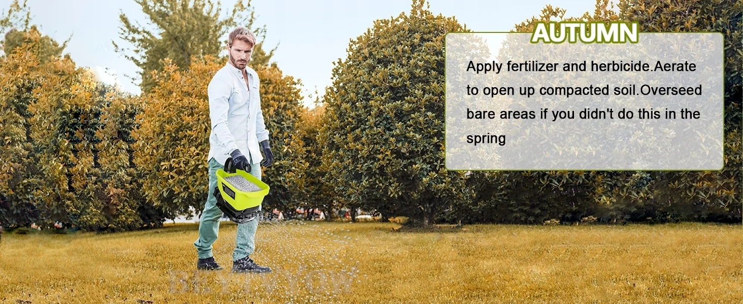 Cordless Grass Seed Spreader Compatible with Ryobi ONE+ 18V Lithium NiCd NiMh Ba