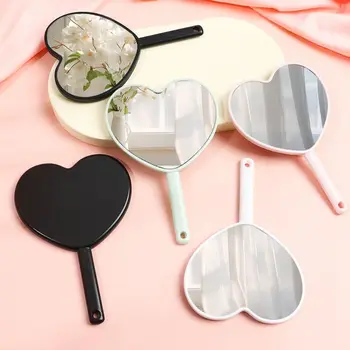 Miroir de maquillage de style Sweet Girl, mode, amour, déterminer, adapté au transport, mignon 1