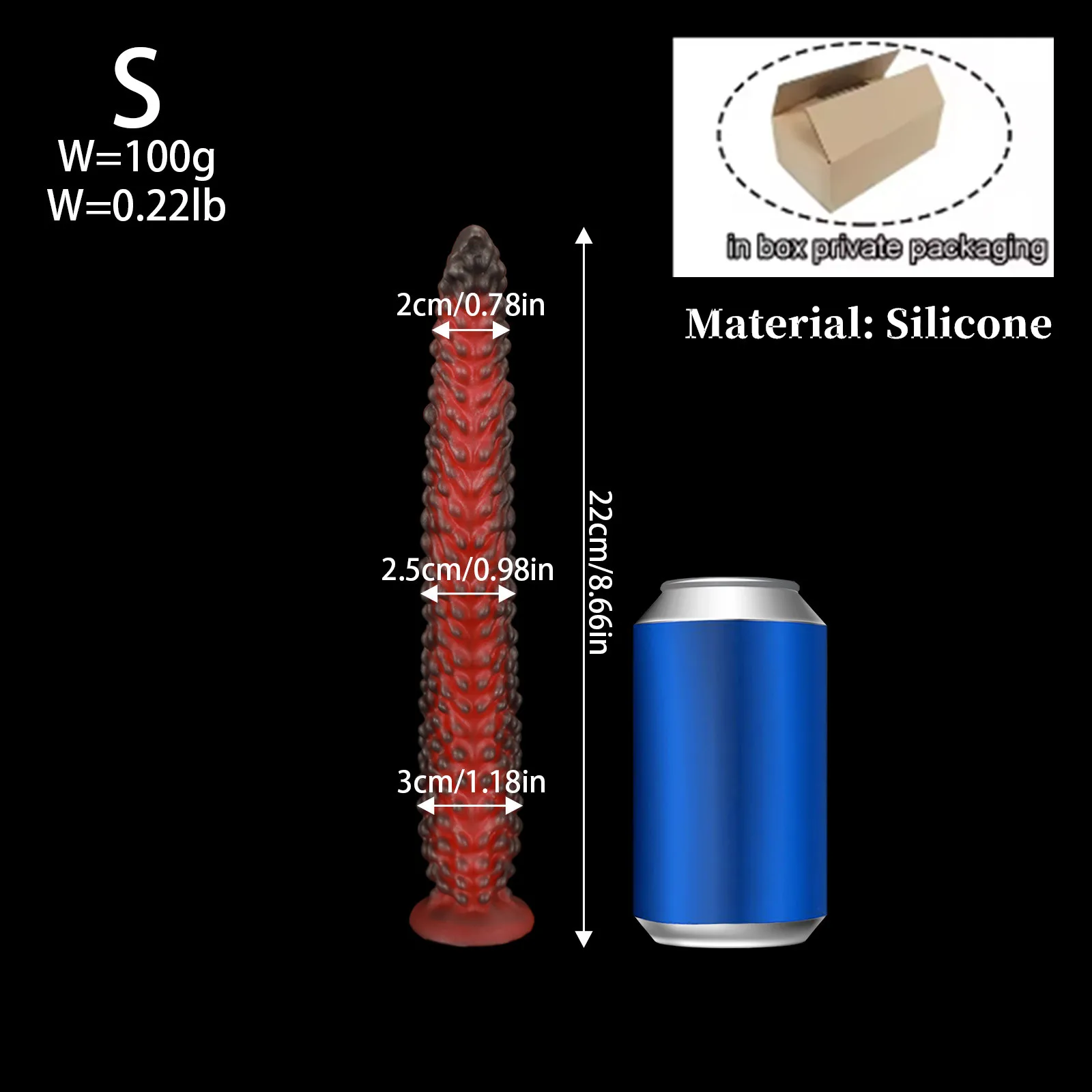 New Alien Tentacle Anal Plug Long Thick Dildo Spiral Silicone Large Butt Plug Suction Cup Anal Toy Dilator Adult Toy Men Women18