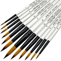 12pcs White Round