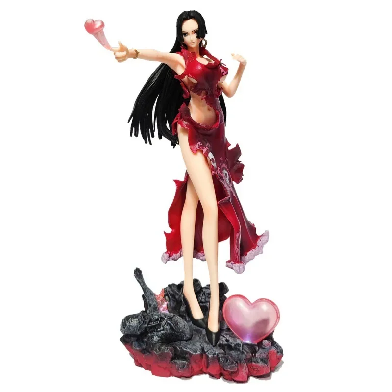 

ONE PIECE Boa·Hancock Anime Sexy Figures Monkey D. Luffy Roronoa Zoro With LED Light PVC Action Figure Collectible Model Toy