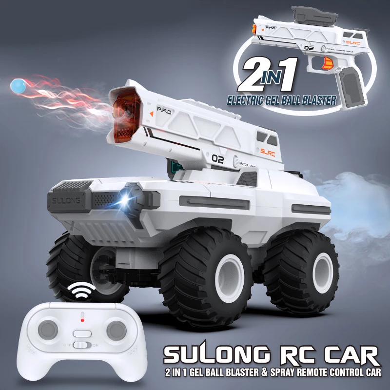 

2 IN 1 RC Cars Toy Gun Tanks Children Toys Remote Control Car Toys for Boys 1/14 Water Bomb Tank Electric Car Kid Toy Gift