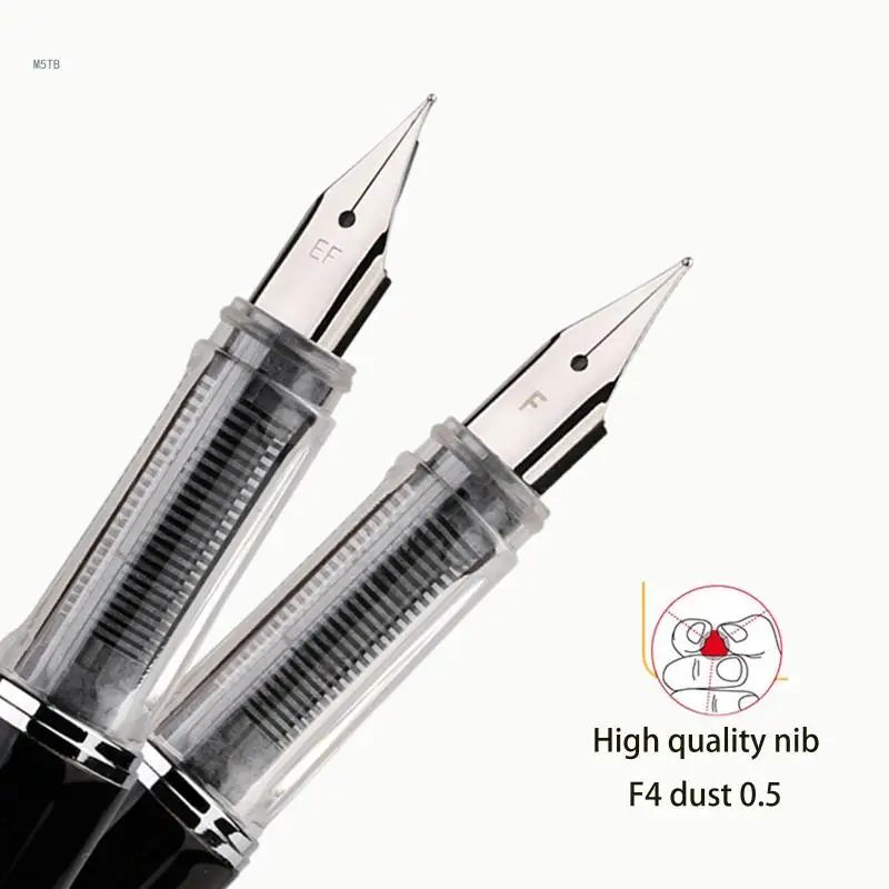 

Kids Metal Fountain Pen Gift Writing Pen Set Nib Stainless Nib Piston-Filled Dropship