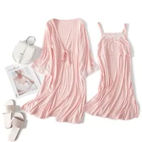 Robe de maternité pour hôpital chemise de nuit femmes enceintes vêtements de nuit d'allaitement pyjama déshabillé en dentelle Ropa Mujer Embarazada Premama costumes 6