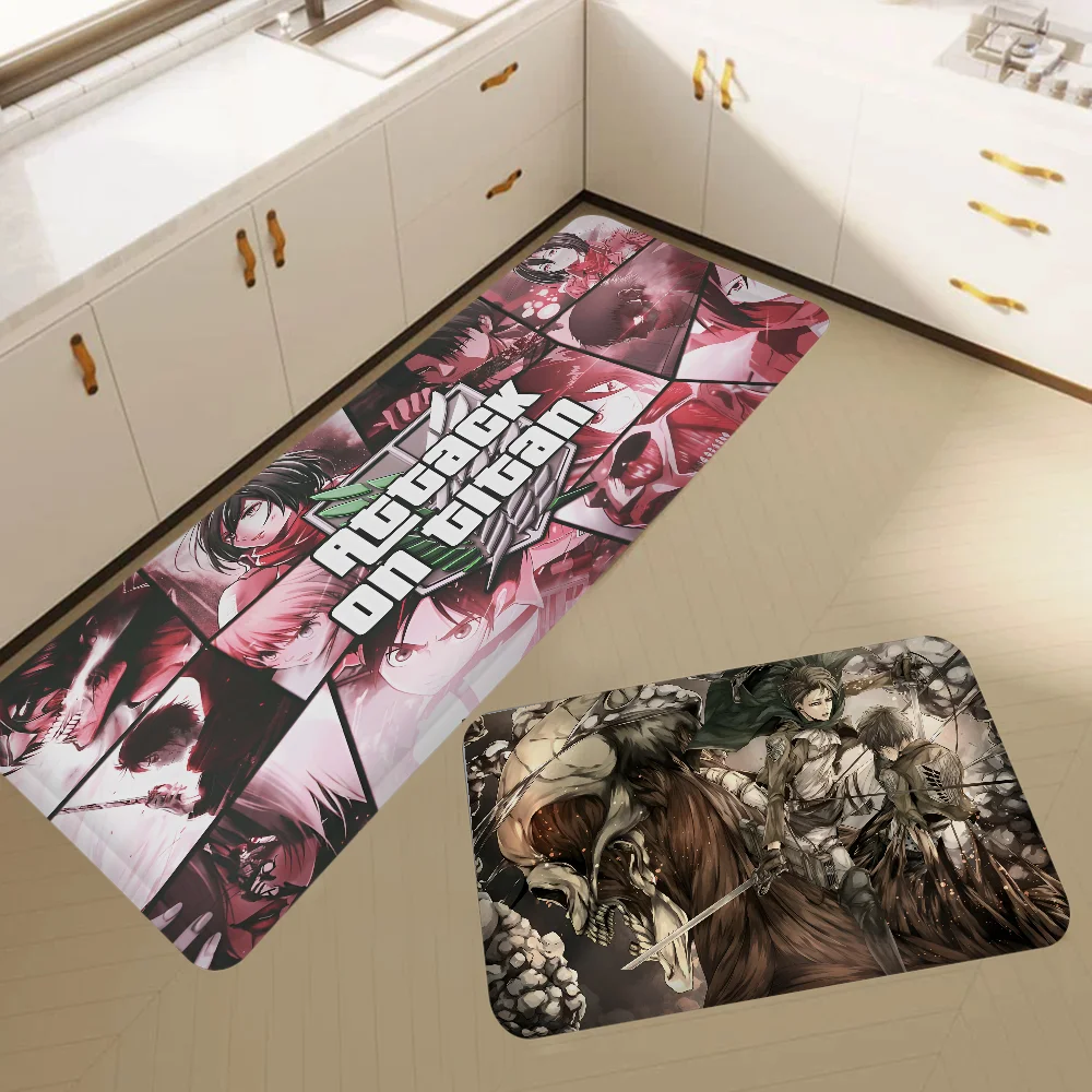 Attack On Titan Floor Carpet Nordic Style Home Doormat Bathroom-Toilet Mats Bedroom Hotel Decor Mat 2