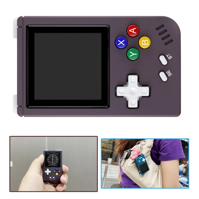 Mini Console Di Gioco Portatile Console Per Videogiochi Vintage Da 1.54 Pollici Altoparlante Hifi Ricaricabile Portatile Per Bambini