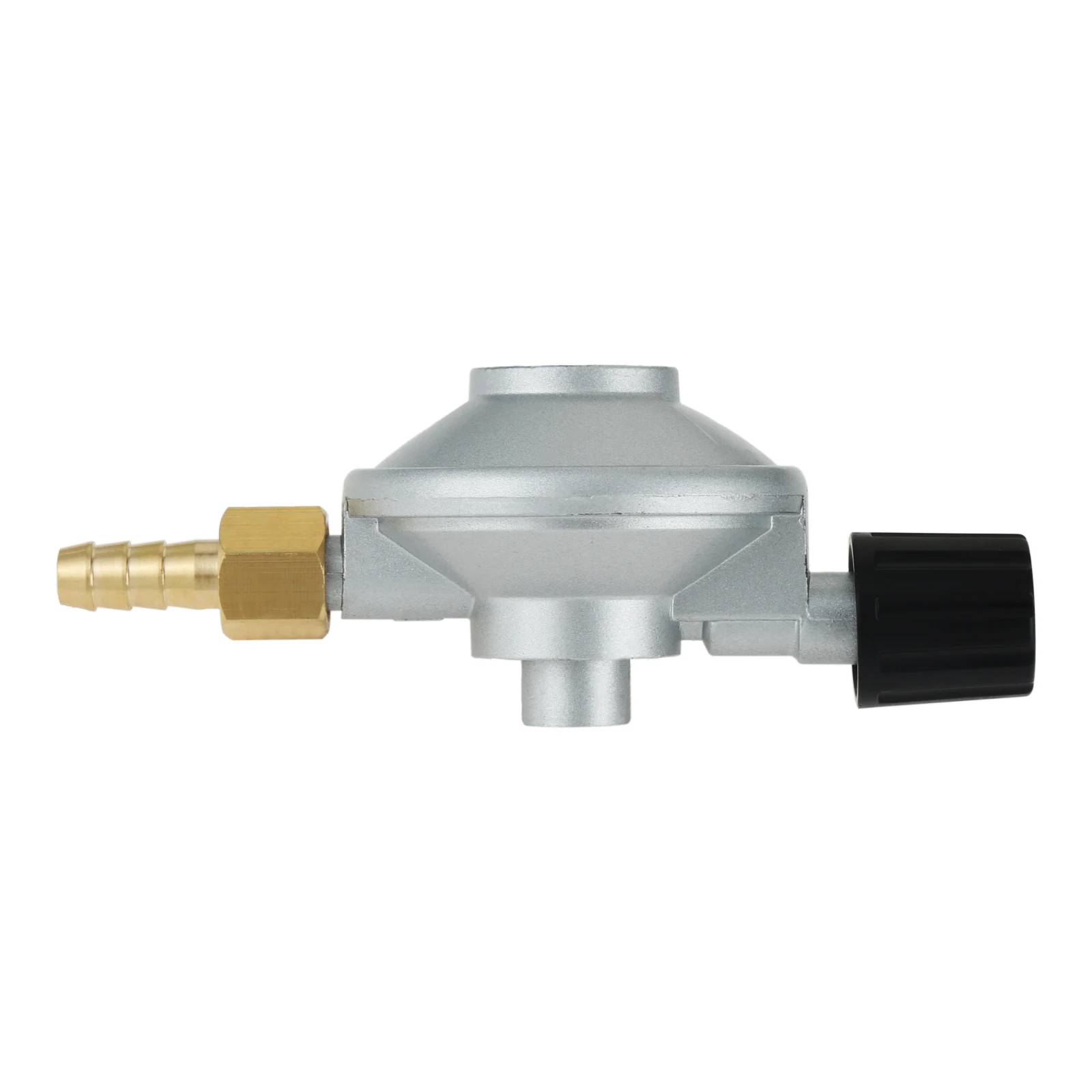 Propane Low Pressure Regulator Ajustable Flow with 9.5mm Barb Hose Connection Connect 50mbar Disposal Bottle Valve Camping Stove