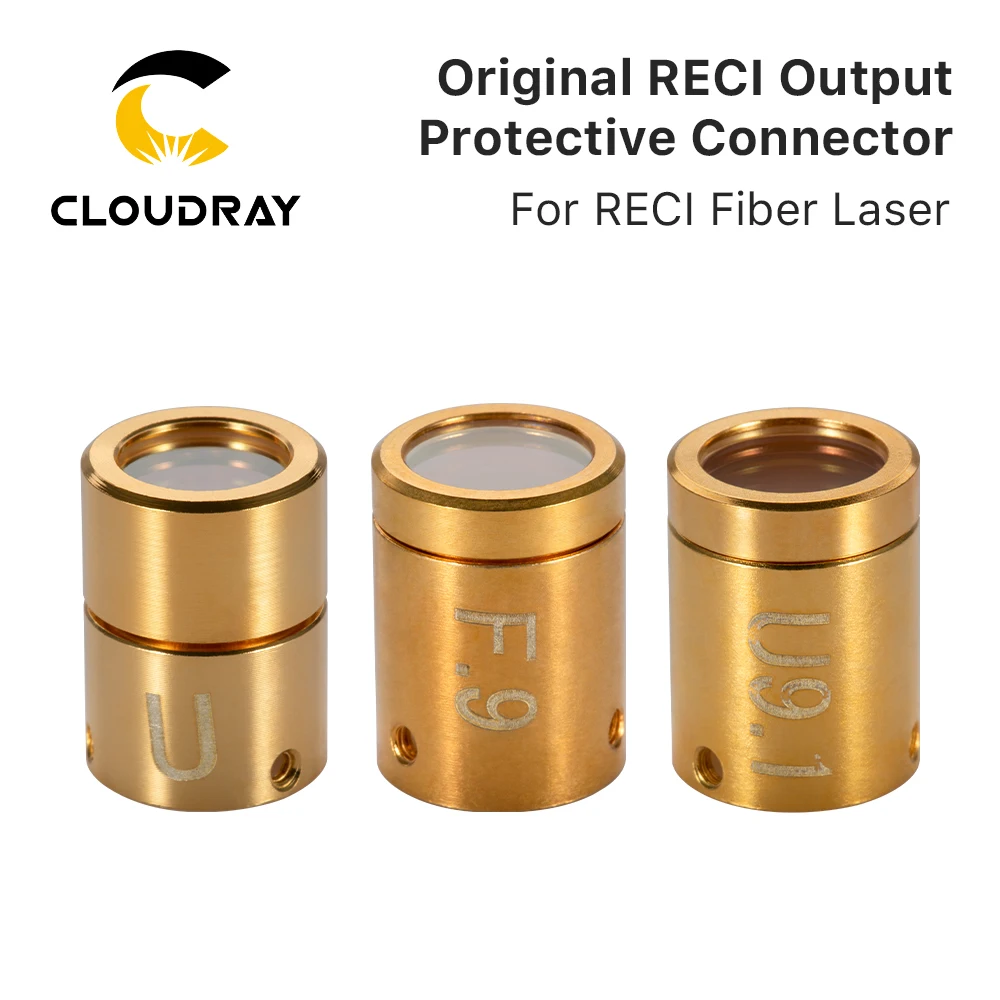 

Cloudray Original RECI Output Protective Connector for Fiber Interface Protection for RECI 0-3KW Fiber Laser