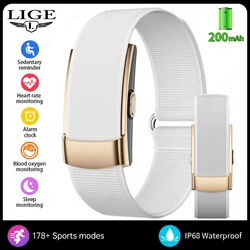 Sleek Ultra - Light Fitness Tracker with 178+ Sports Modes and Waterproof Smart Features (White)