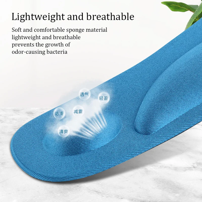 Orthopedic Insoles 4D Memory Foam for Shoes Women Men Flat Feet Arch Support Massage Plantar Fasciitis Sports Pad Foot Care Pad