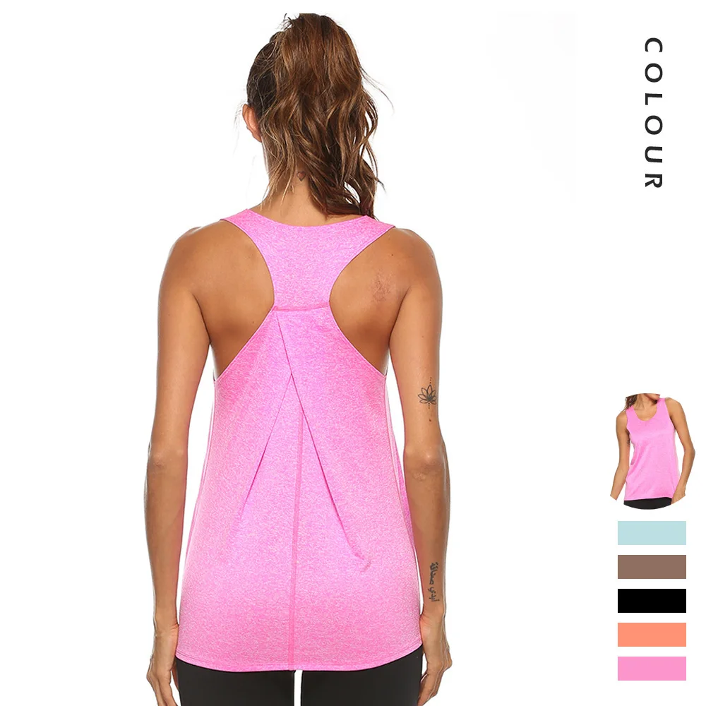 Women Running Shirts Sleeveless Gym Tank Tops Women's Sportswear Quick Dry Breathable Workout Tank Top Fitness Clothes