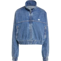 Adidas officiel véritable trois rayures femme sport fermeture éclair décontracté revers veste IW5762 5