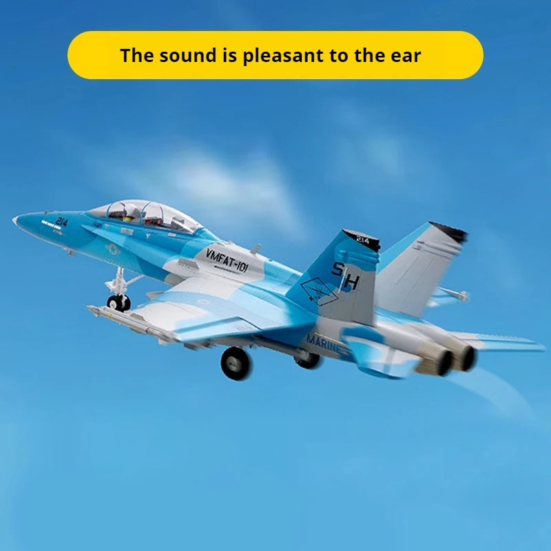 Electric Remote Control F18 Aircraft Model with Navigation Lights