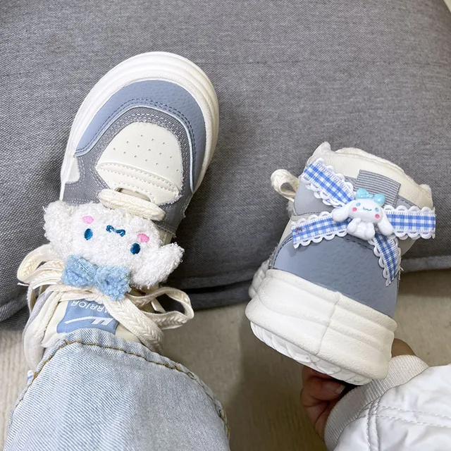 Cute Sanrio My Melody Cinnamoroll Women Skate Shoes Spring and Summer Anti-skid Sneakers Anime Cartoon Casual Shoes Girls Gifts