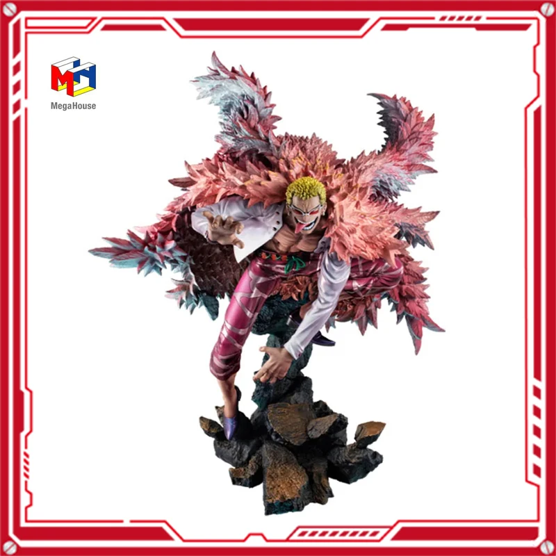 

In Stock Megahouse POP MAX ONE PIECE Donquixote Doflamingo New Original Anime Figure Model Boy Toy Action Figure Collection Doll