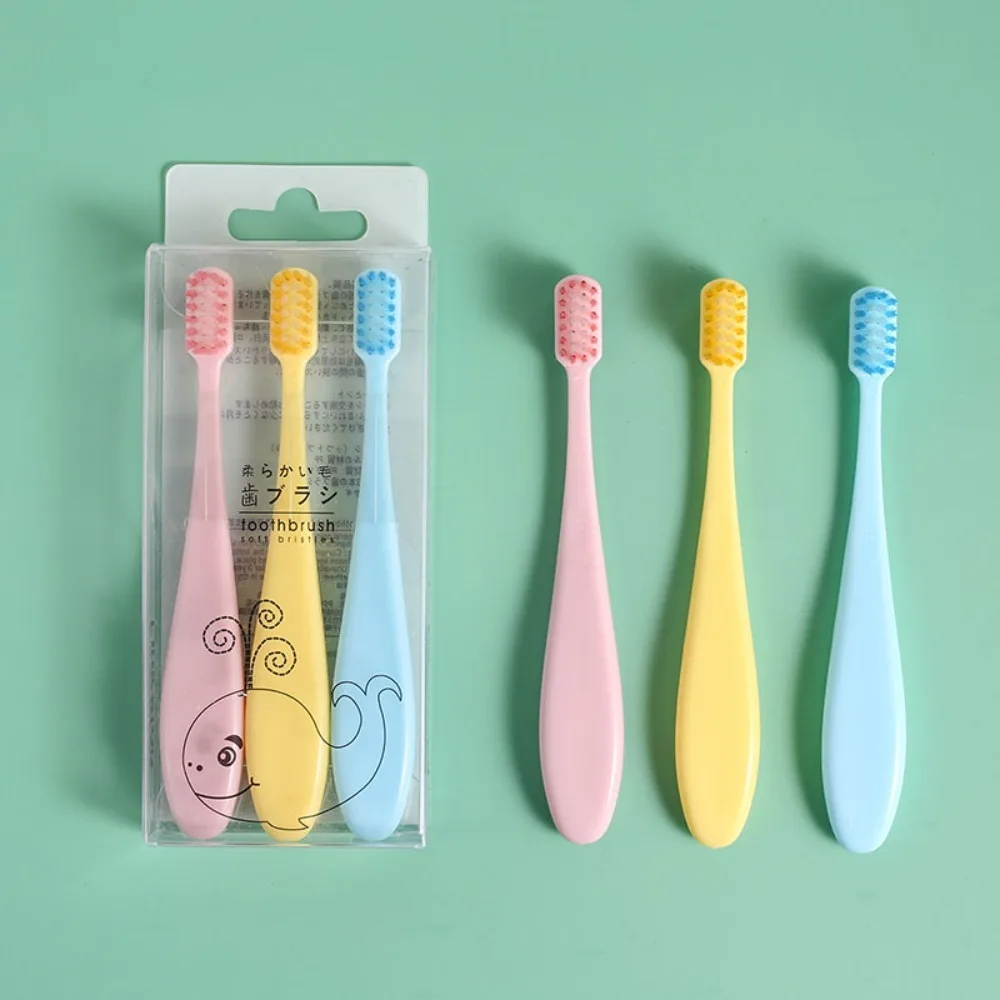 9pcs/set Soft-bristled Kids Children's Toothbrush 2-6 yrs old Baby Girls Boys Toothbrush Dental Oral Care